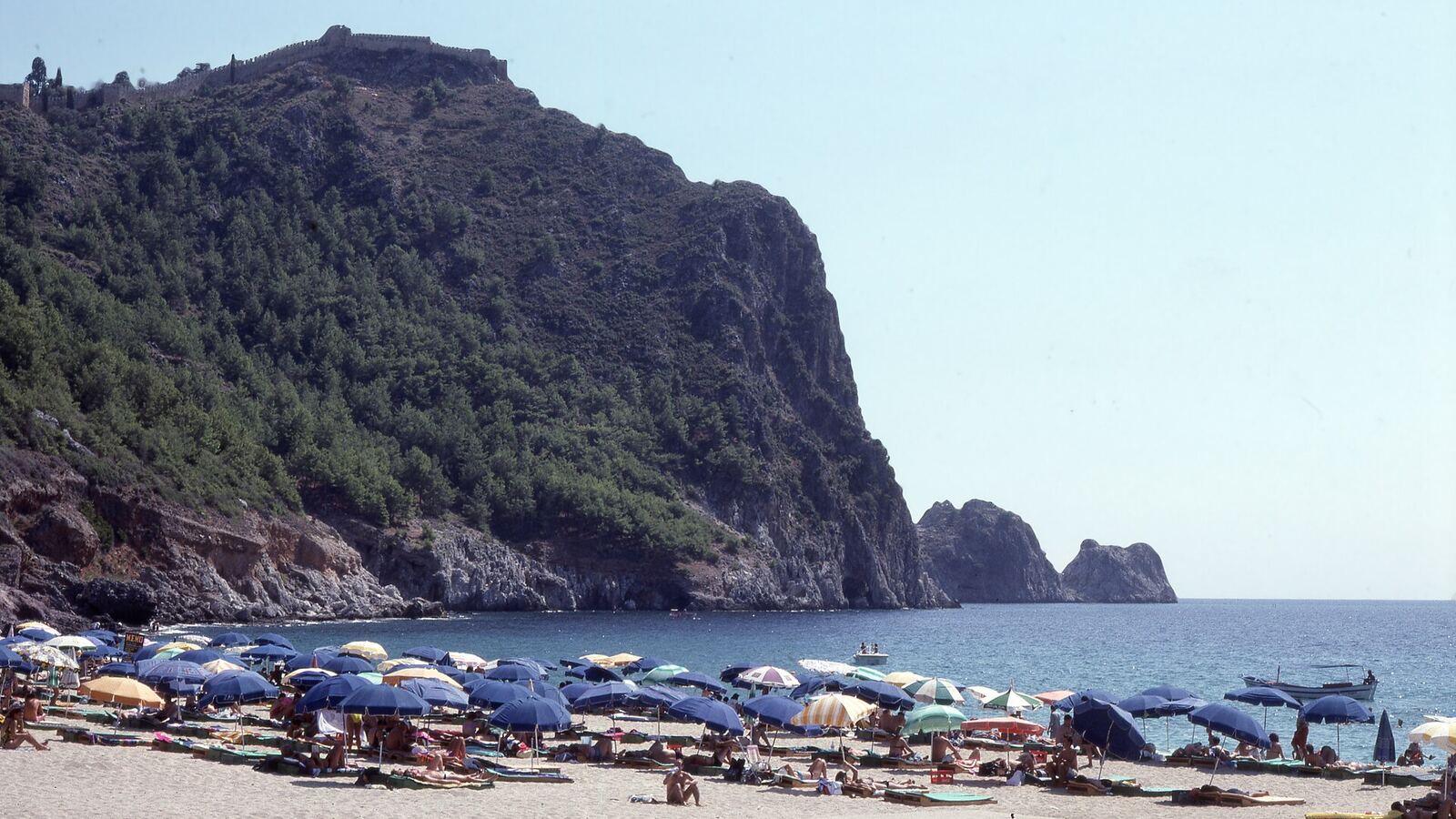 Alanya: burcht op de rots en het Kleopatrastrand